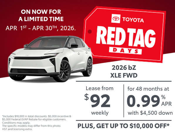 2026 Toyota bZ XLE FWD