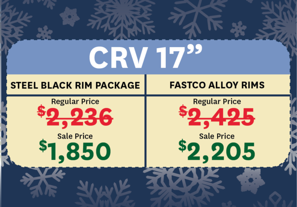 CRV Winter Tire Package