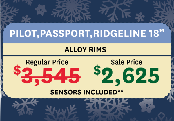 Pilot, Passport & Ridgeline Winter Tire Package