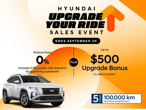 Upgrade Your Ride Sales Event