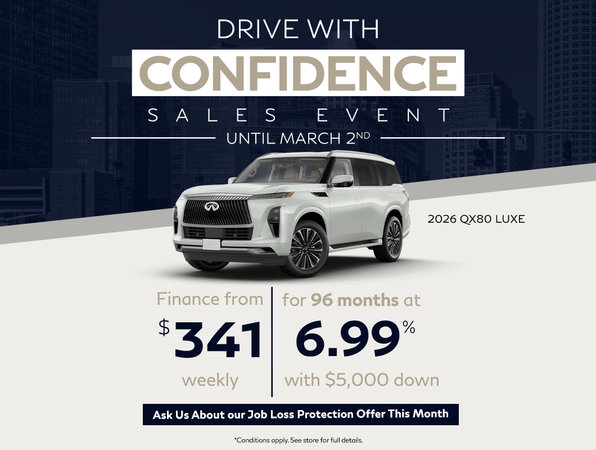 Drive With Confidence Sales Event - QX80 Luxe