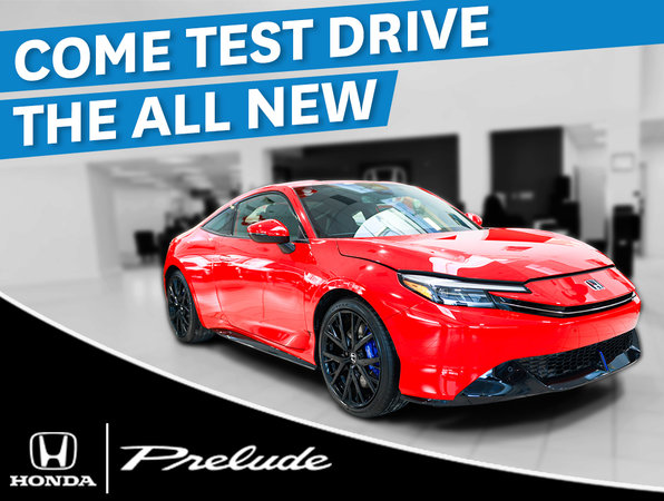 Experience the Legend: All-New Honda Prelude Test Drive