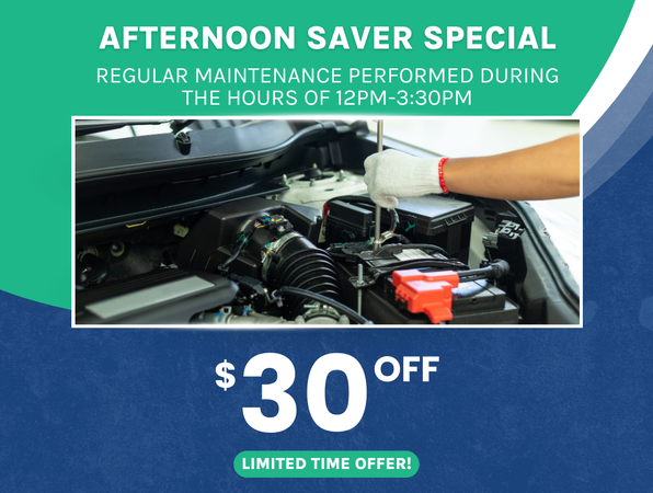 Afternoon Saver Special