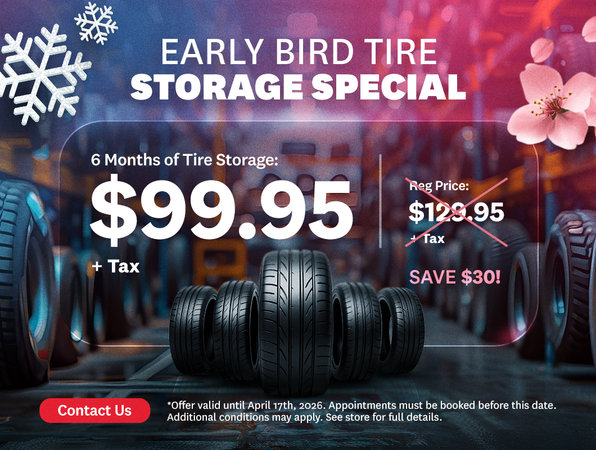 Early Bird Tire Storage Special