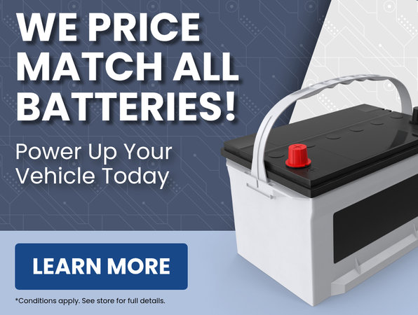 Battery Price Matching Available