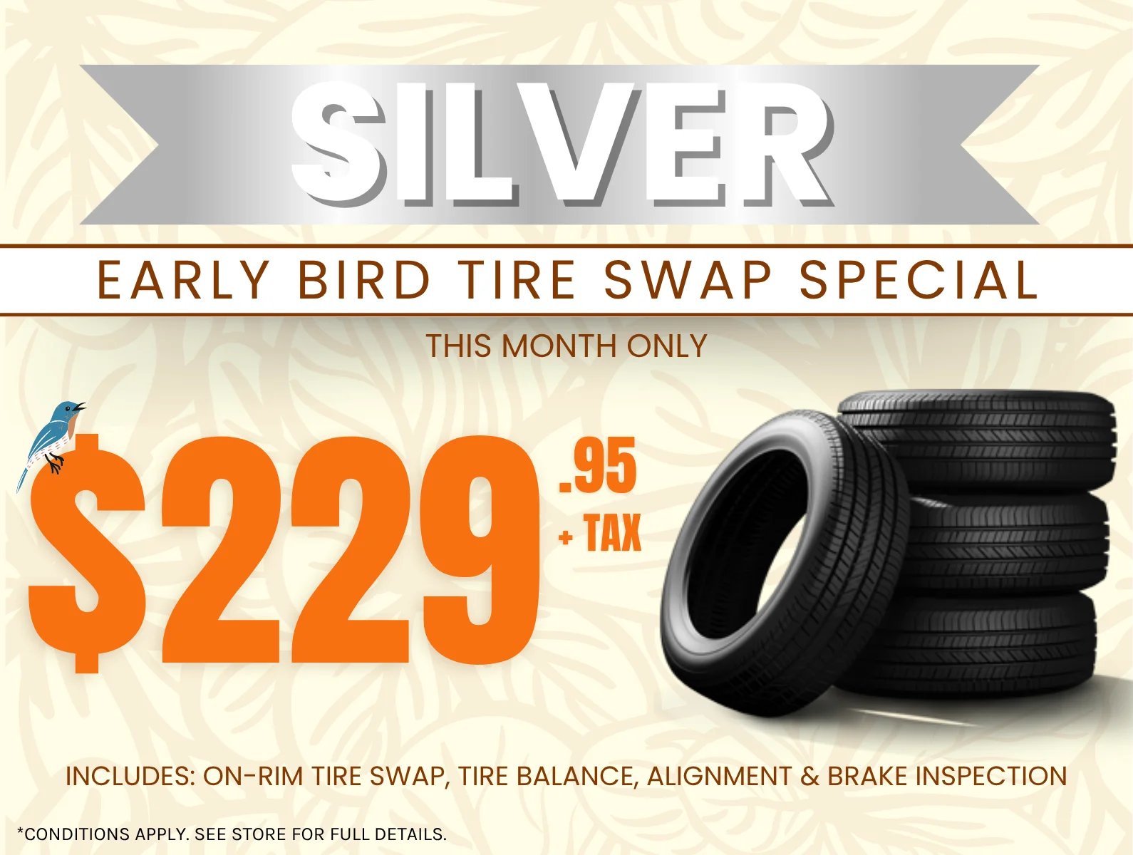 Silver Tire Swap Package