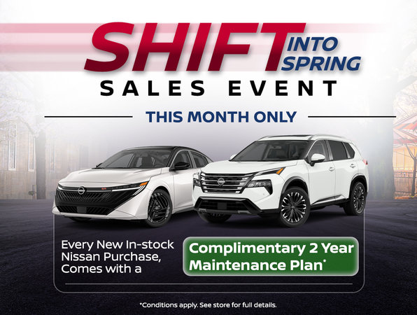 Shift Into Spring Sales Event