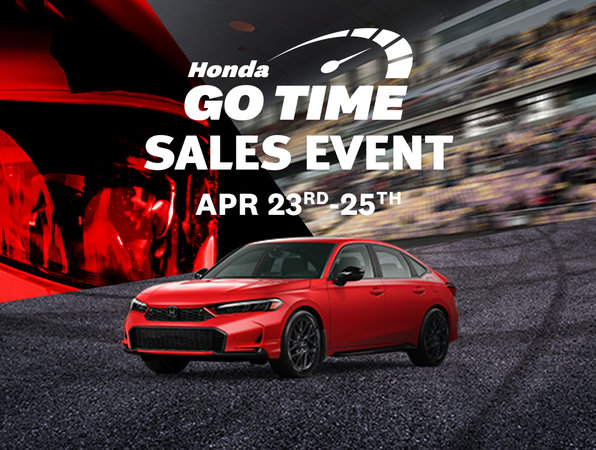 3 Day Honda Go Time Sales Event