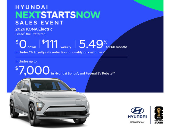 2026 Hyundai Kona Electric Preferred