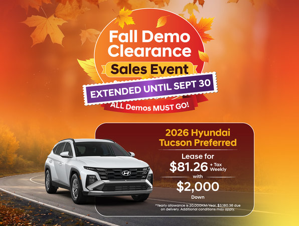 Fall Demo Clearance Sales Event - 2026 Tucson Preferred