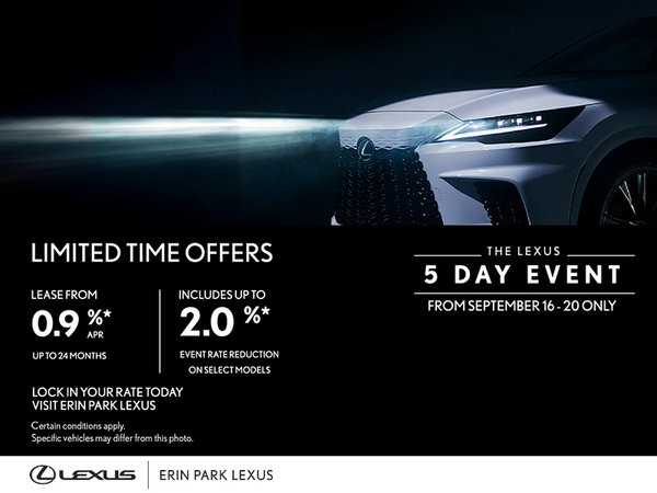 Lexus 5 Day Event