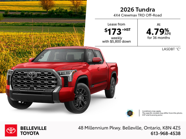 2026 Tundra CrewMax SR