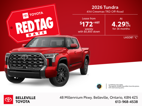2026 Tundra CrewMax TRD