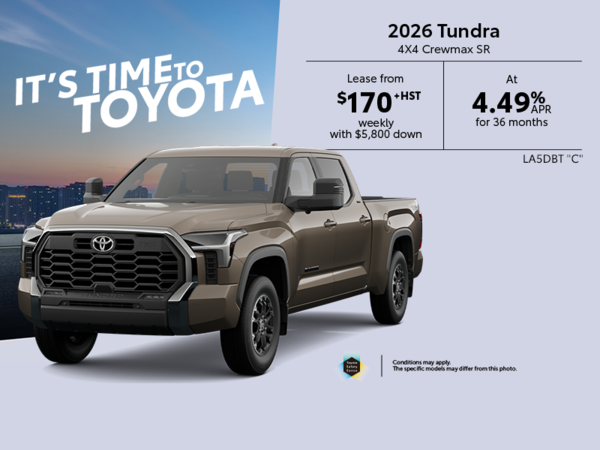 2026 Tundra CrewMax SR