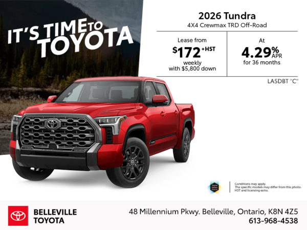2026 Tundra 4X4 CrewMax TRD Off-Road