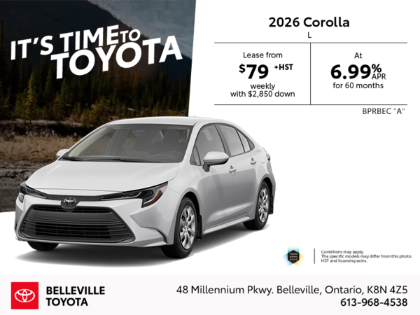 2026 Corolla L