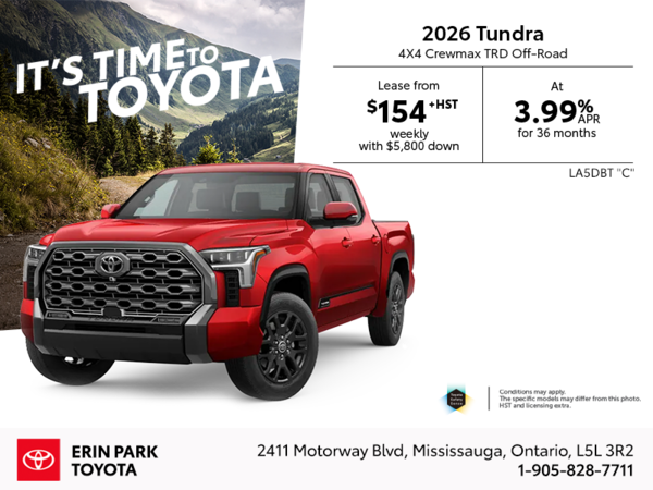 2026 Toyota Tundra 4x4 Crewmax TRD Off-Road