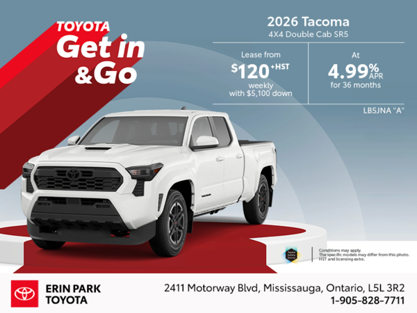 2026 Tacoma 4x4 Double Cab SR5