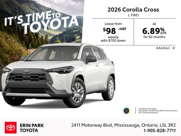 2026 Toyota Corolla Cross L FWD