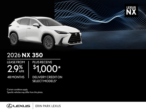 2026 Lexus NX 350