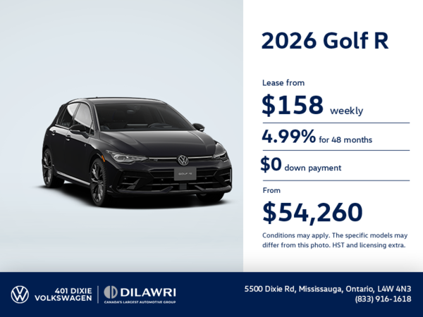Get the 2026 Volkswagen Golf R