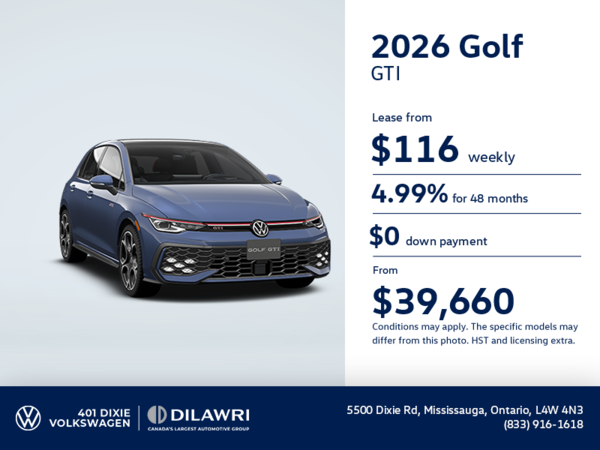 Get the Volkswagen Golf GTI 2026