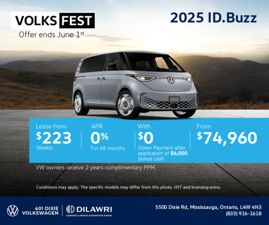 Get the 2025 Volkswagen ID. Buzz
