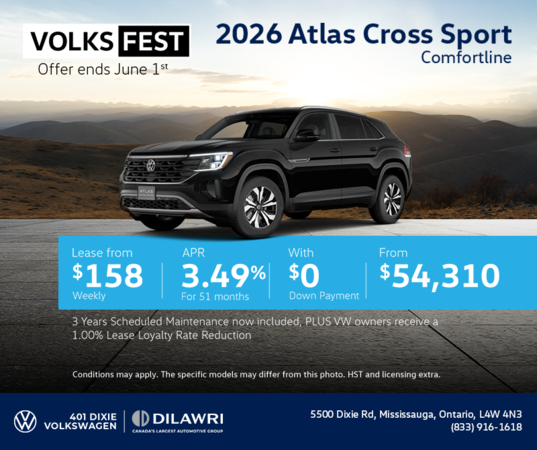 Get the 2026 Volkswagen Atlas Cross Sport