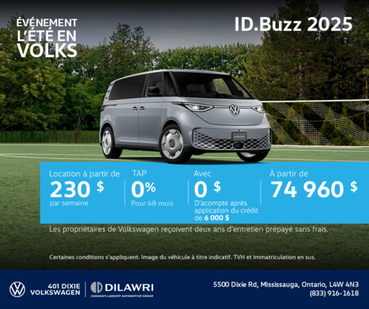 Get the 2025 Volkswagen ID. Buzz