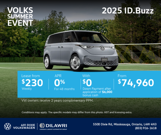 Get the 2025 Volkswagen ID. Buzz