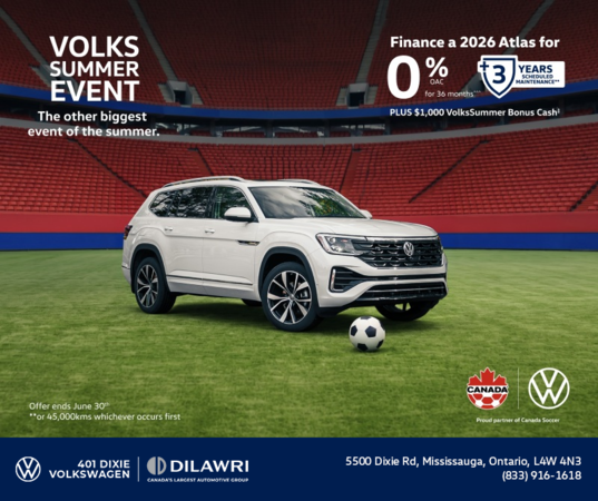 Get the 2026 Volkswagen Atlas
