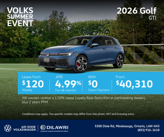 Get the Volkswagen Golf GTI 2026