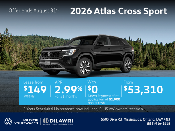 2026 Volkswagen Atlas Cross Sport