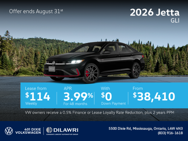 2026 Volkswagen Jetta GLI