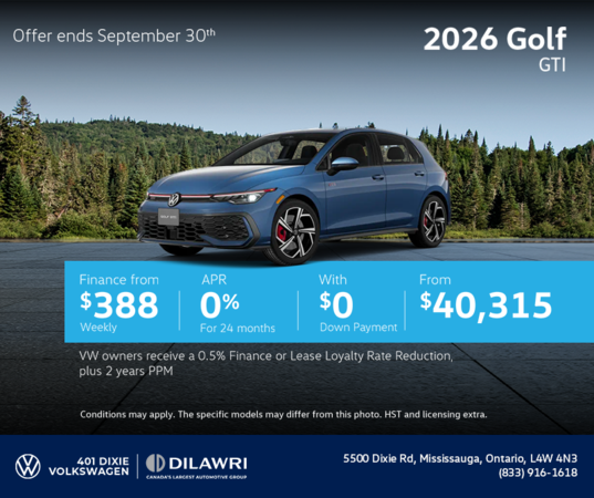 2026 Volkswagen Golf GTI