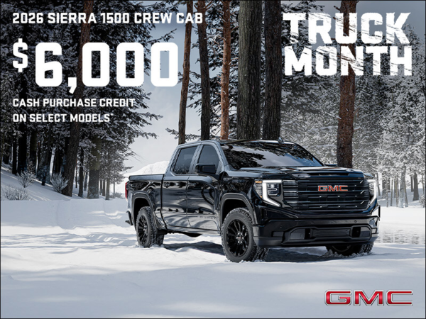 The 2026 GMC Sierra 1500 Crew Cab