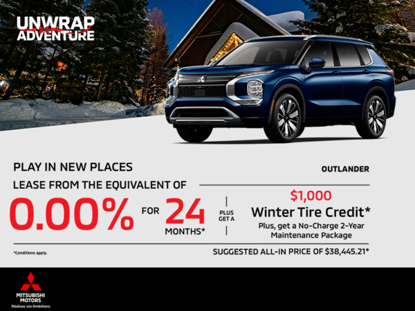 Get the 2025 Mitsubishi Outlander