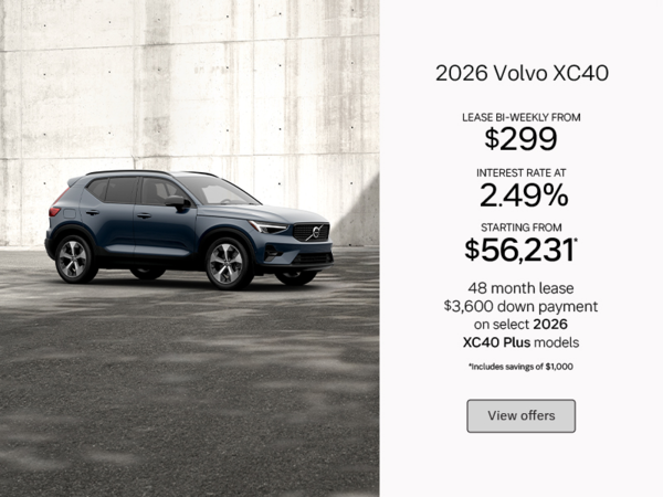 The 2026 Volvo XC40 