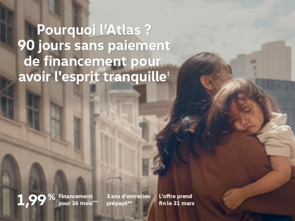 Procurez-vous le Volkswagen Atlas 2026