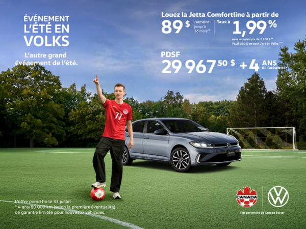 Procurez-vous la Volkswagen Jetta 2026