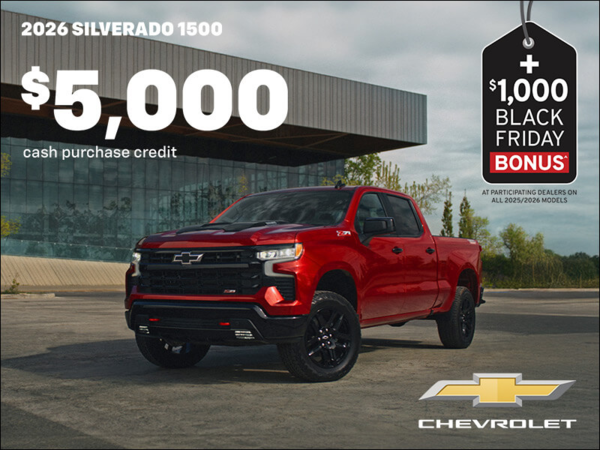 Get the 2026 Chevrolet Silverado 1500