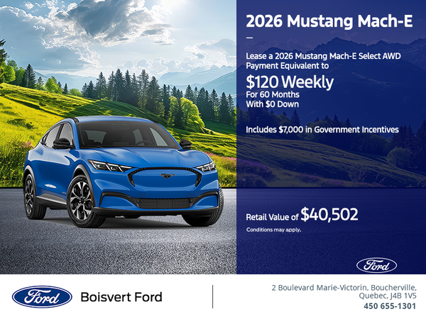 2026 Ford Mustang Mach-E