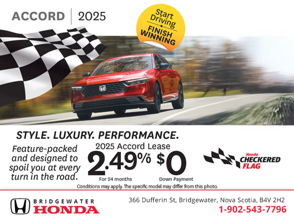 Get the 2025 Honda Accord! 