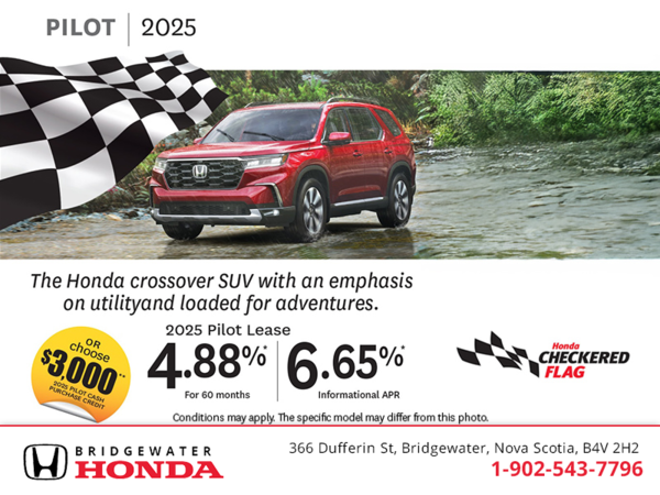Get the 2025 Honda Pilot! 
