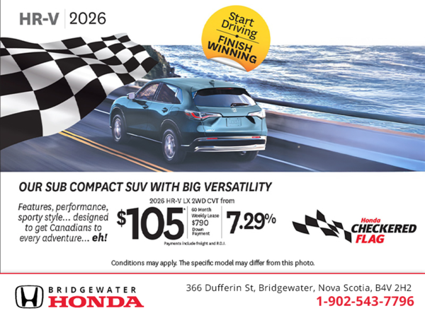 Get the 2026 Honda HR-V!