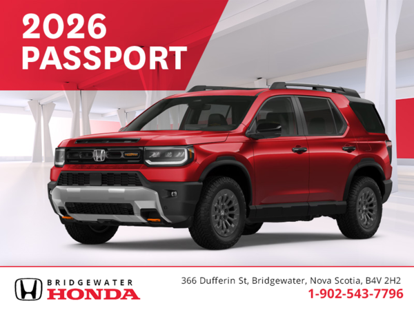 Get the 2026 Honda Passport!