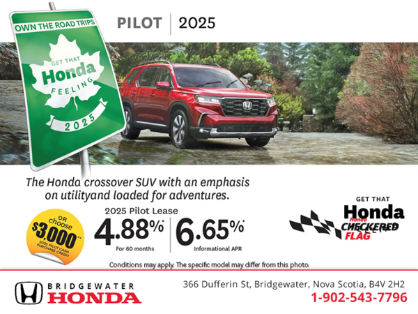 Get the 2025 Honda Pilot! 