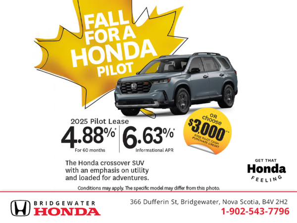 Get the 2025 Honda Pilot! 