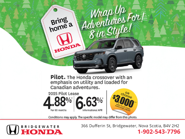 Get the 2025 Honda Pilot! 