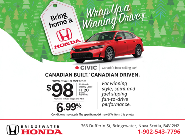 Get the 2026 Honda Civic!